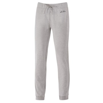 Damen jogginghose sallerfeel grau frontalansicht