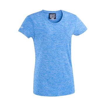 Damen t shirt sallerbase blau melange frontalansicht