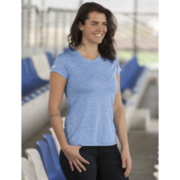 Damen t shirt sallerbase blau melange liveansicht