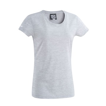 Damen t shirt sallerbase grau melange frontalansicht
