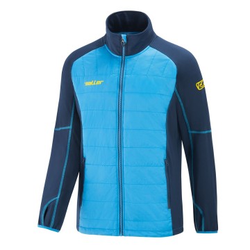 Hybridjacke sallerstorm hellblau marine frontalansicht