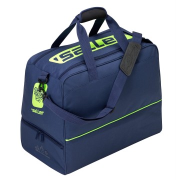 Schuhfachtasche sallericon marine neongelb frontalansicht