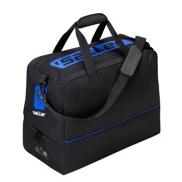 Schuhfachtasche sallericon schwarz blau frontalansicht