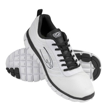 Sneaker saller weiss schwarz frontalansicht 1